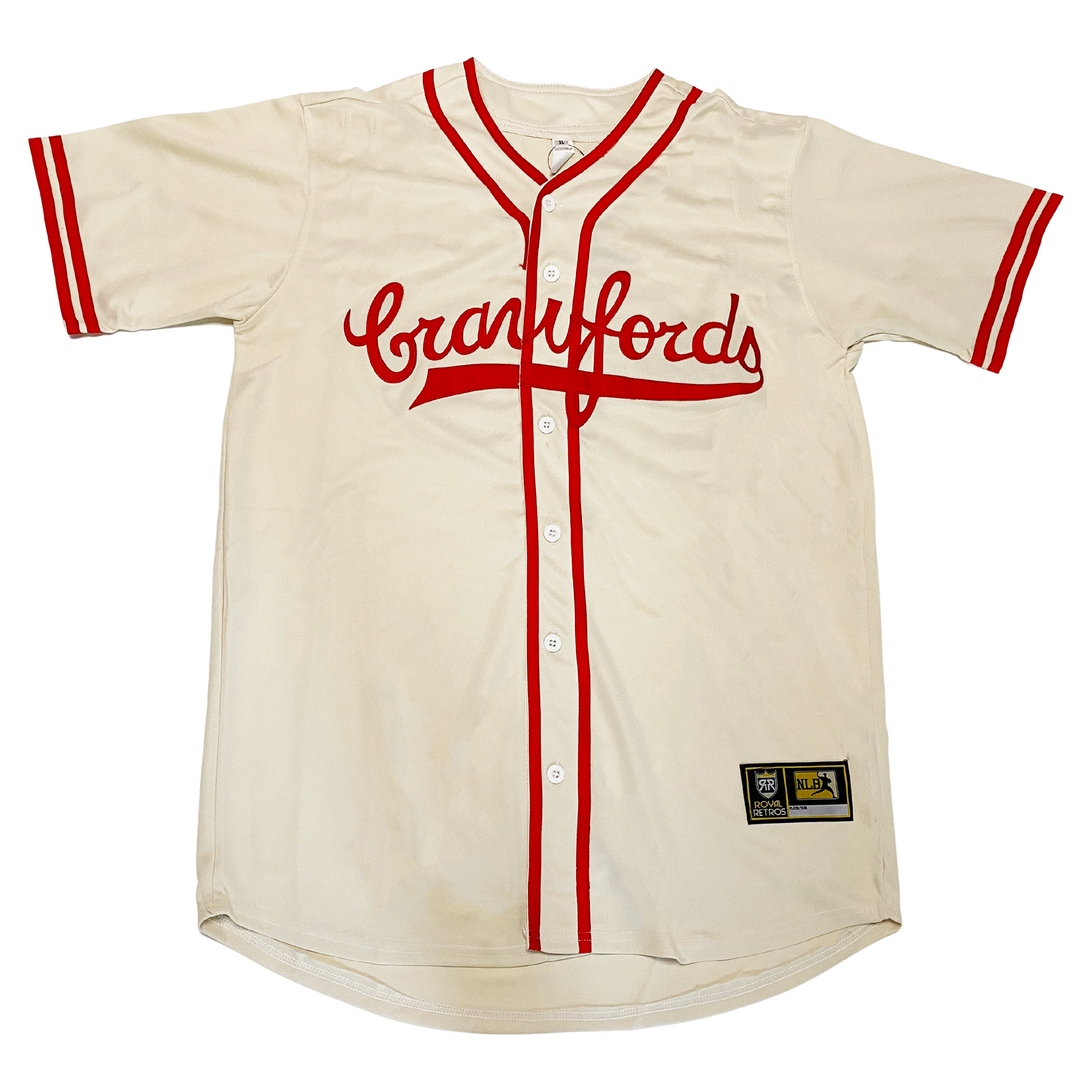 1944 Pittsburgh Crawfords Jersey Negro Leagues Royal Retros