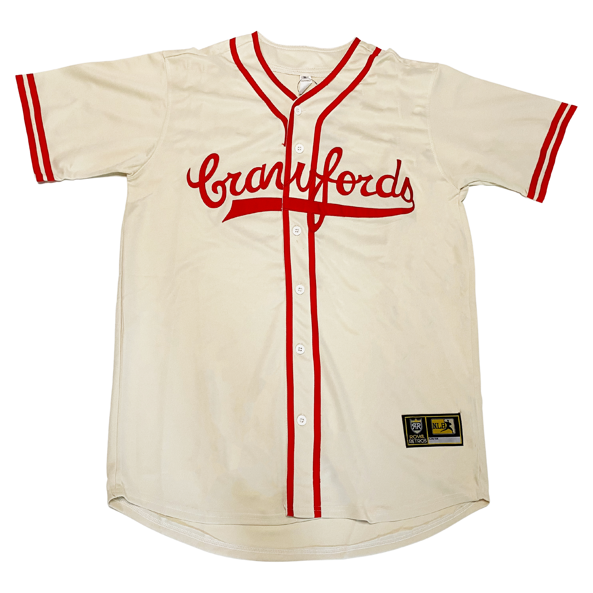 1944 Pittsburgh Crawfords Jersey Negro Leagues Royal Retros