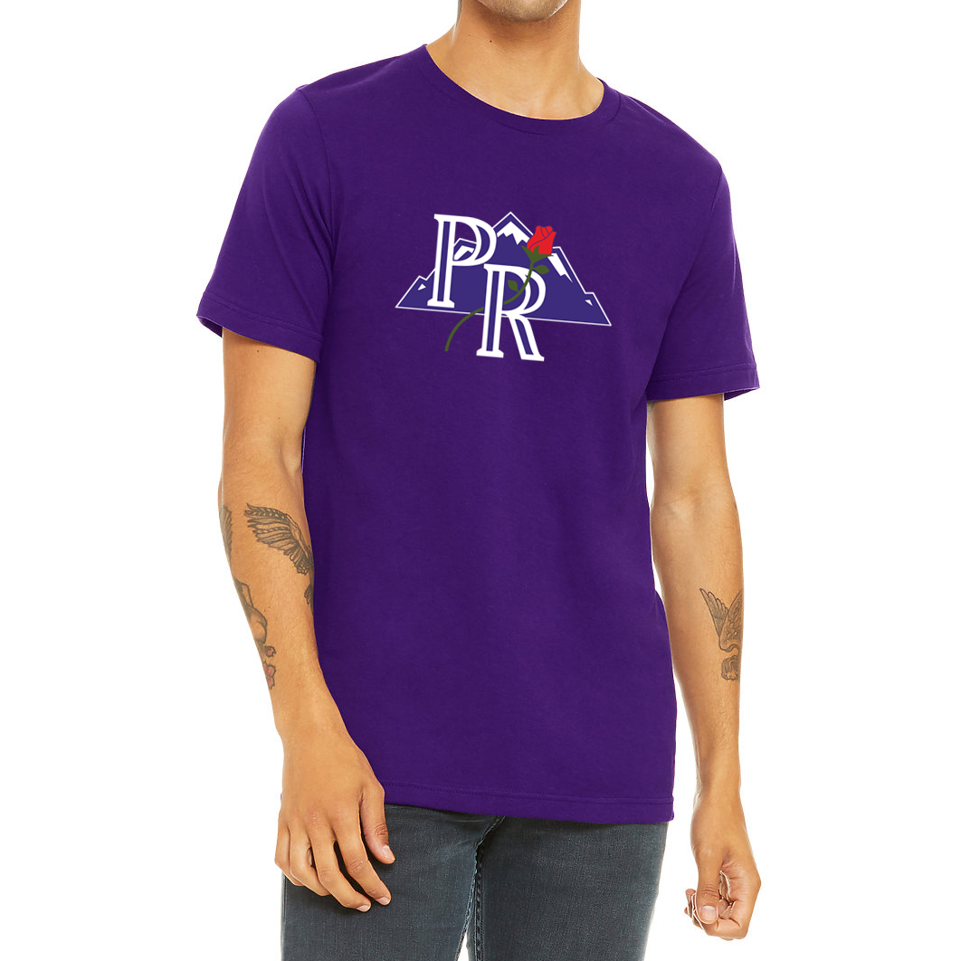Portland Rockies T-Shirt - Black - Cotton - Small (S) - Royal Retros