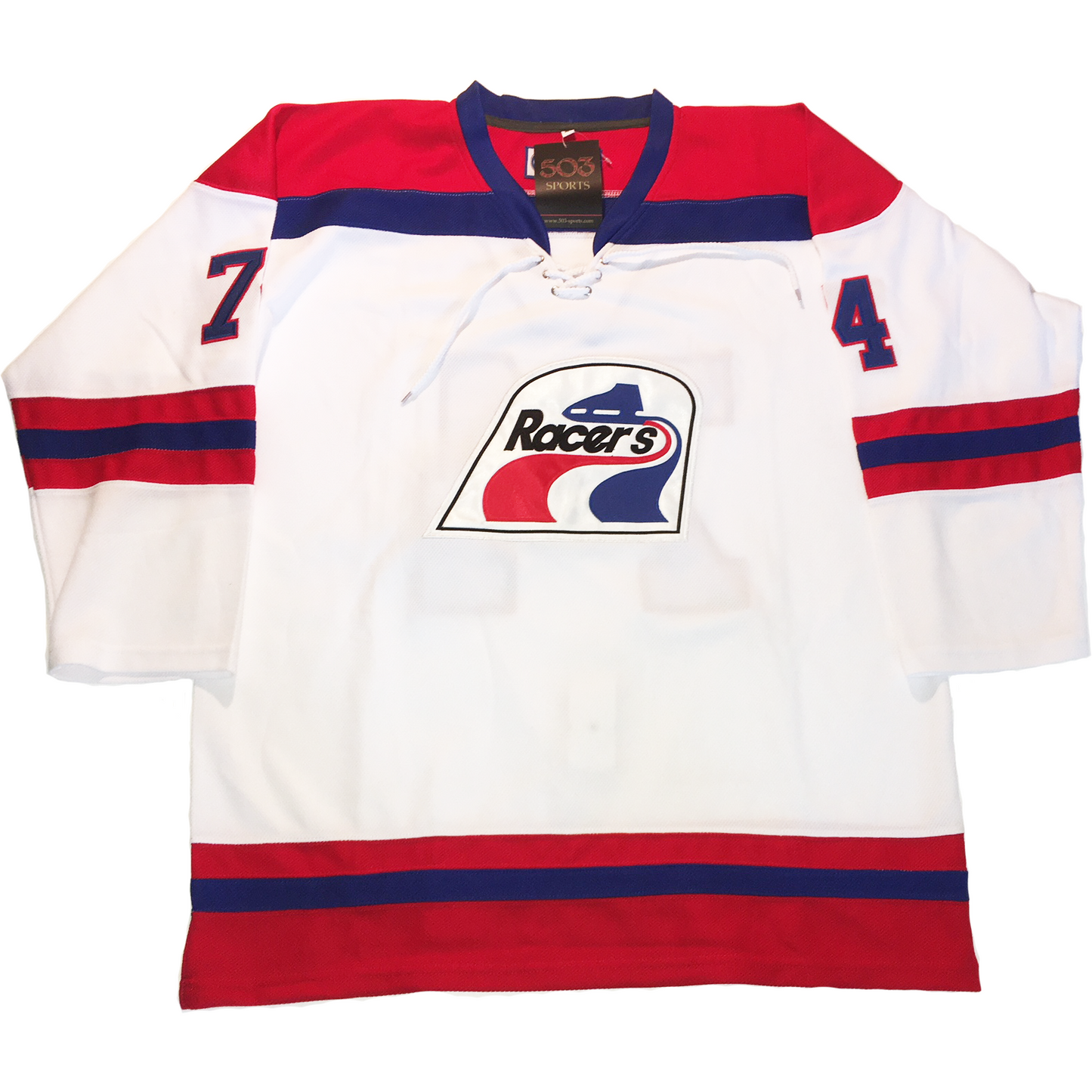 Vintage 1970s Indianapolis Racers Hockey Jersey Player Pearson 