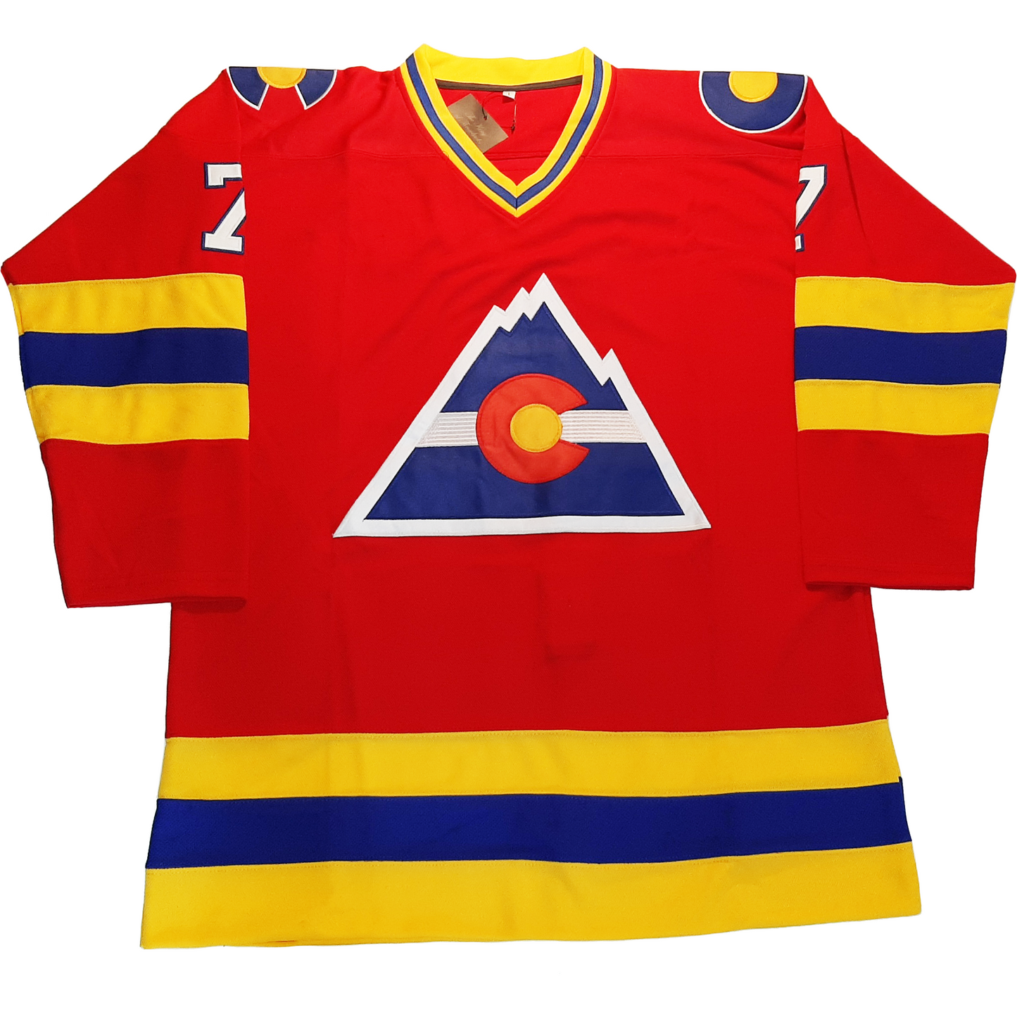 Colorado Rockies Remix Jersey red with logo Royal Retros