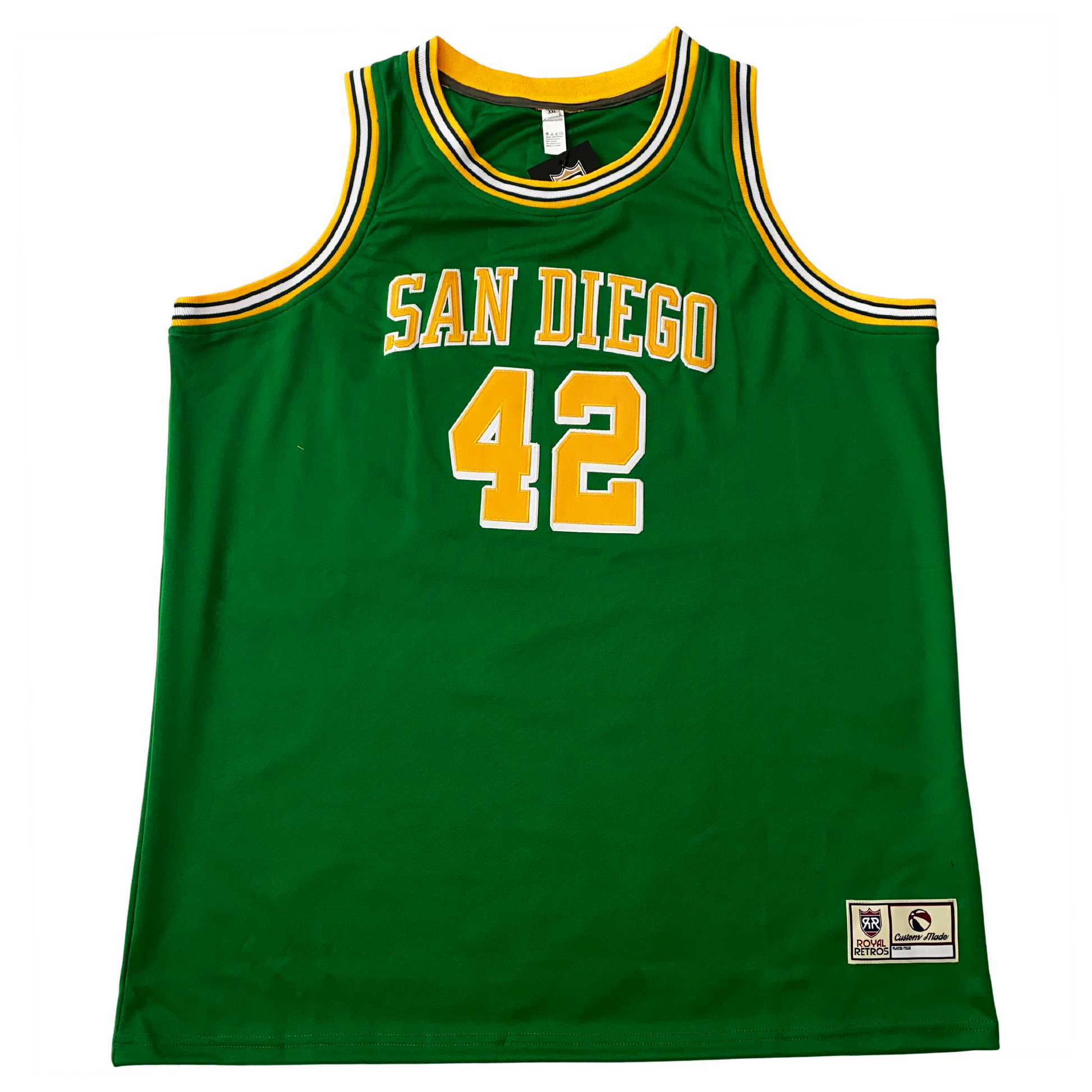 San Diego Rockets Jersey Historic Basketball Retros – Royal Retros