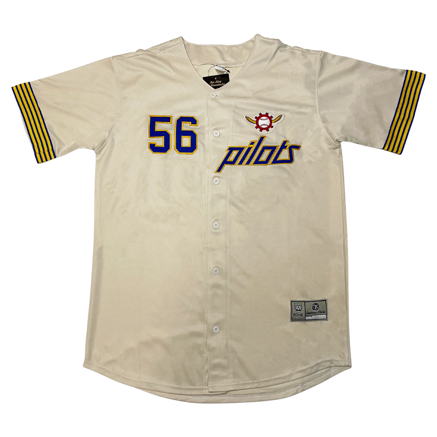 Seattle Pilots Jersey Retro Baseball Royal Retros