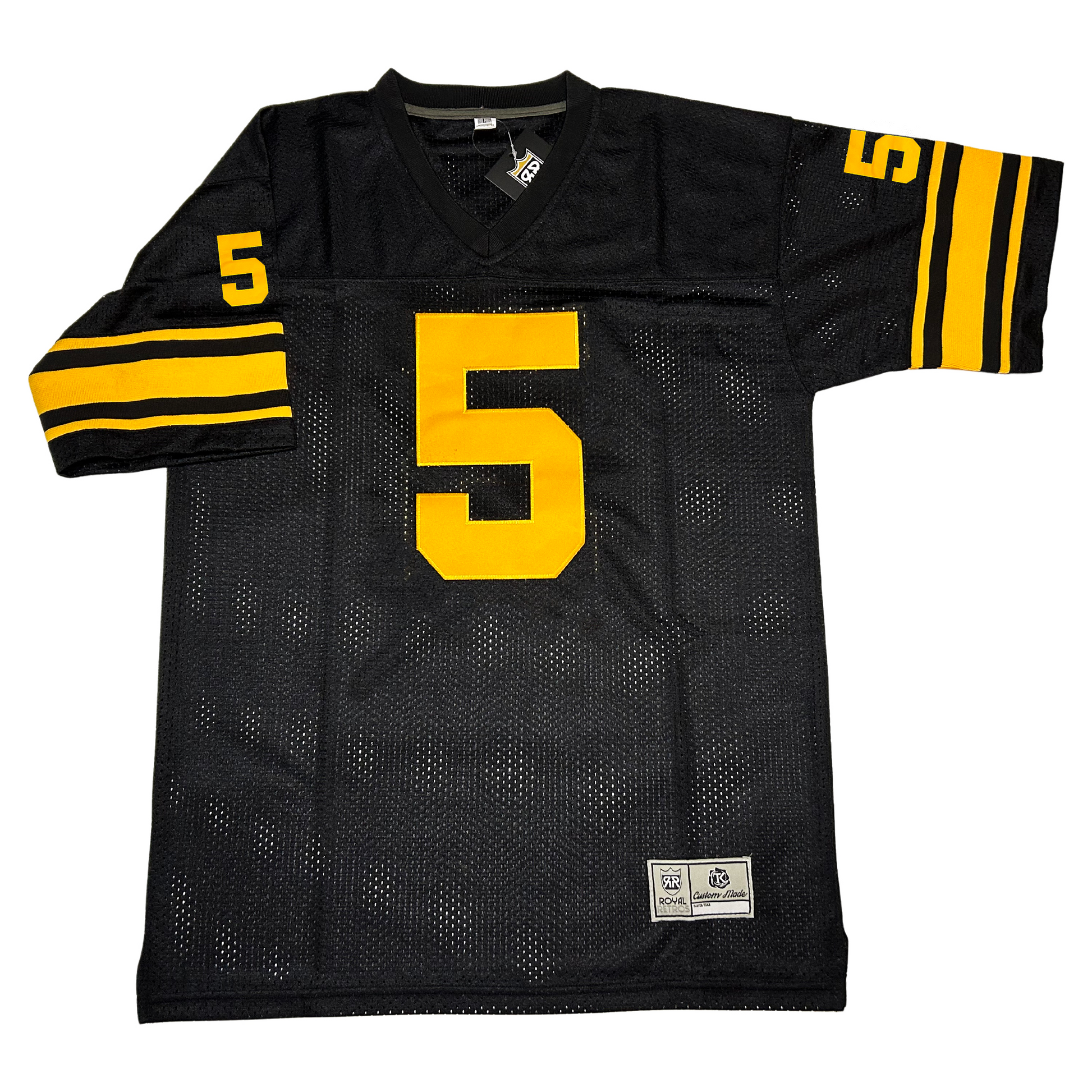 Rhode Island Steelers Jersey - Yellow - 2XL - Royal Retros