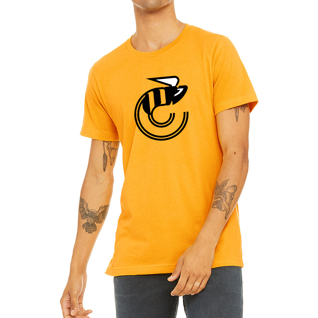Cincinnati Stingers Yellow T-shirt Royal Retros