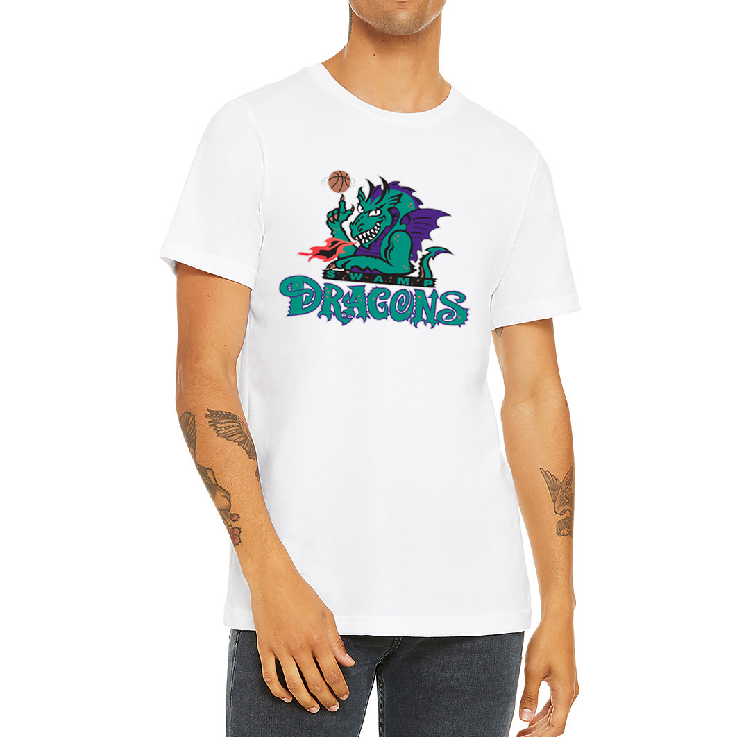 New Jersey Swamp Dragons Jersey - White - Small - Royal Retros
