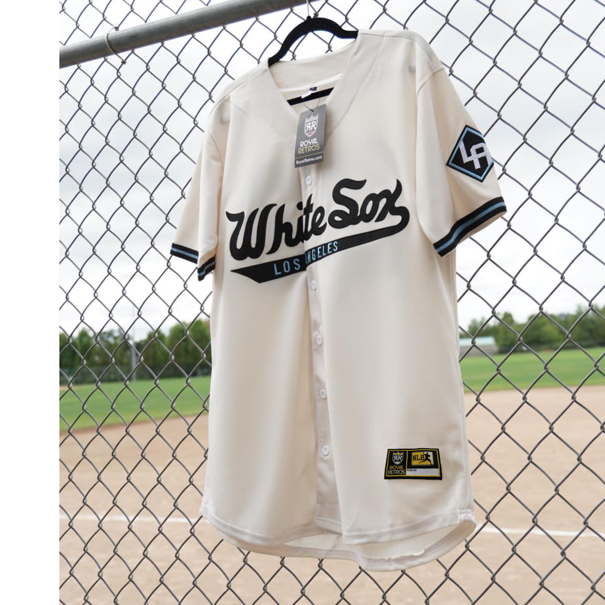 white sox jersey button up